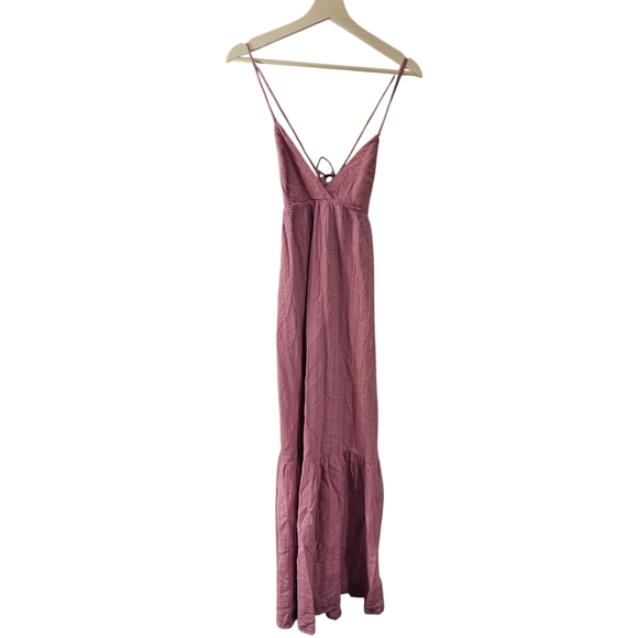 MARINE LAYER Lavender Tiered Kaia Maxi Dress sz XS Women's - Picture 4 of 7